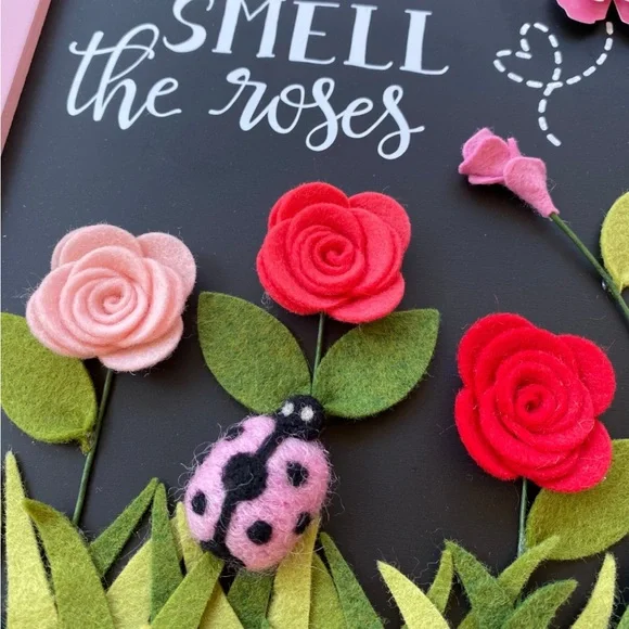 Floral Art/Stop and Smell the Roses Decor - Picture 3 of 4